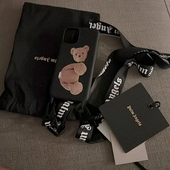 Palm Angels Teddy Bear iPhone 11 Pro Neck Case, New w/Tag - Picture 5 of 8